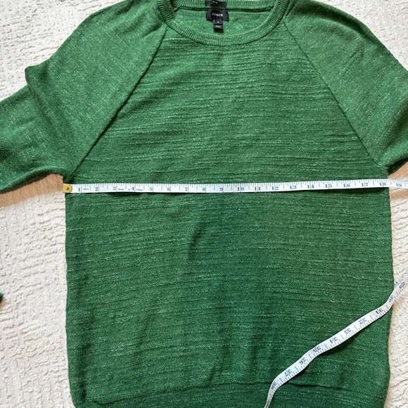 J. Crew Men's Green  Cotton- Sweater Small Slim - Picture 4 of 6